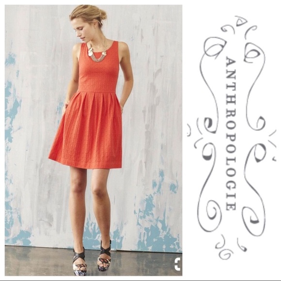 Anthropologie Dresses & Skirts - Deletta Torchon Embossed Ponte Dress
